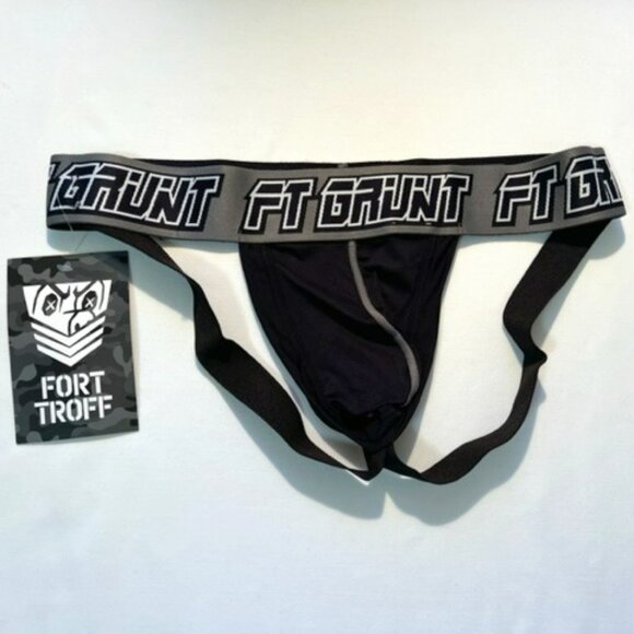FORT TROFF Size "M" Grunt Corp Athletic Supporter- Black/Gray/White - Jock - Picture 6 of 10